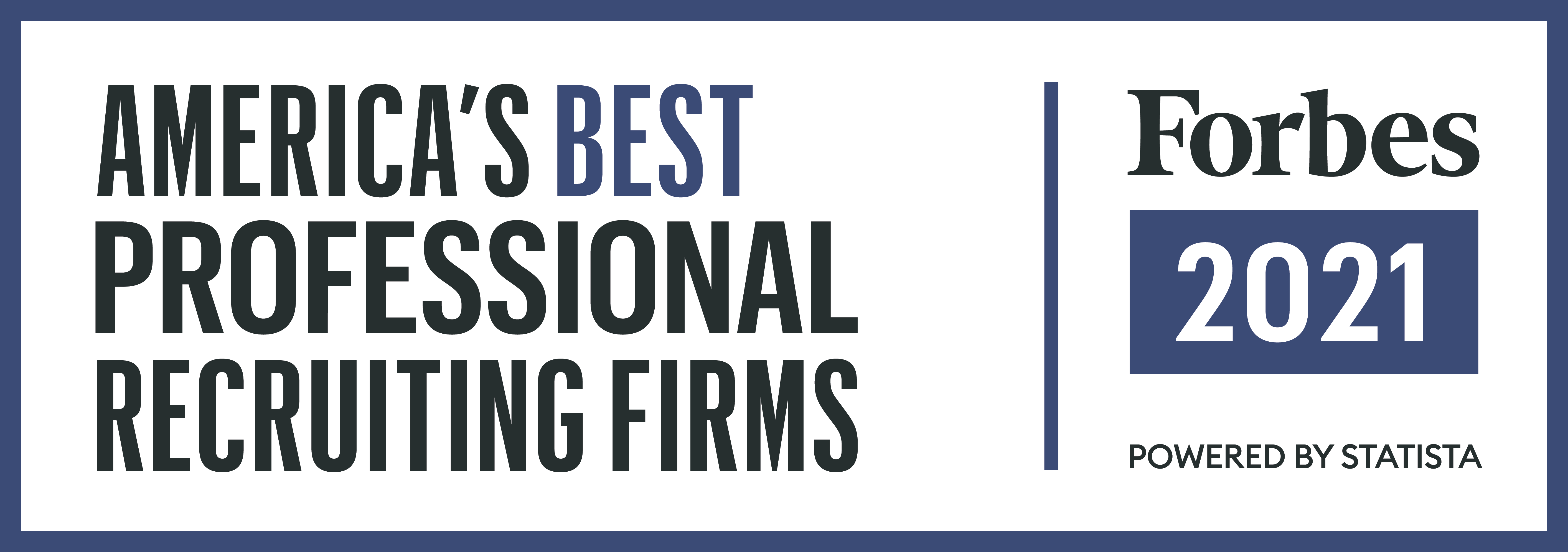 Forbes 2021 America's Best Professional Recruiting Firms